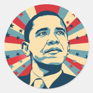 Barack Obama Ronde Sticker
