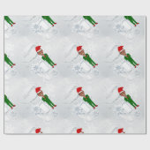 barack obama santa cadeaupapier (Vlak)