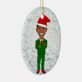 barack obama santas keramisch ornament (Rechts)