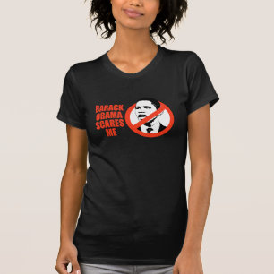 BARACK OBAMA SCHERPT ME/ANTI-OBAMA T-SHIRT