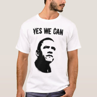 Barack Obama Stencil (beide zijden) T-shirt