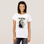 Barack Obama. Stencil concrt T-shirt (Voorkant volledig)