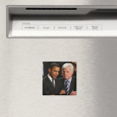 Barack Obama & Ted Kennedy Magneet (Insitu (Vaatwasser))