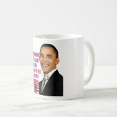 Barack Obama, terug naar achteren_ Koffiemok (Voorkant rechts)