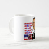 Barack Obama, terug naar achteren_ Koffiemok (Voorkant links)