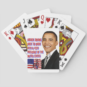 Barack Obama, terug naar achteren_ Speelkaarten