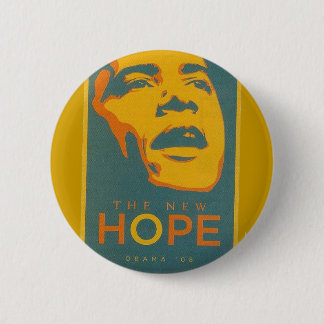 Barack Obama The New Hope Ronde Button 5,7 Cm
