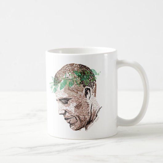 Barack Obama Typographic Koffiemok (Rechts)
