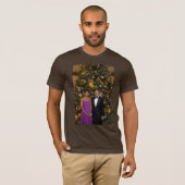 Barack Obama US President White House Kerstmis T-shirt (Voorkant volledig)