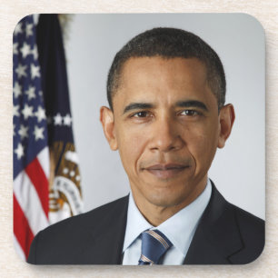 Barack Obama US President White House Portret Bier Onderzetter