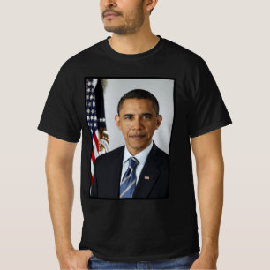 Barack Obama US President White House Portret T-shirt