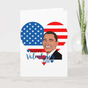 barack obama valentijn feestdagen kaart