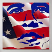 BARACK OBAMA van Teo Poster (Voorkant)