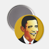 Barack Obama vectorillustratie Magneet (Voorkant / Achterkant)