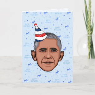 BARACK OBAMA VERJAARDAG KAART