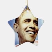 BARACK OBAMA-versiering Keramisch Ornament (Rechts)