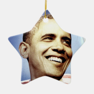BARACK OBAMA-versiering Keramisch Ornament