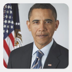 Barack Obama Vierkante Sticker
