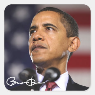 Barack Obama Vierkante Sticker