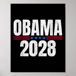 Barack Obama voor President 2028 Obama 2028 Poster