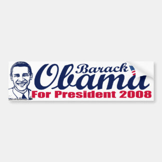 Barack Obama voor President Bumpersticker 