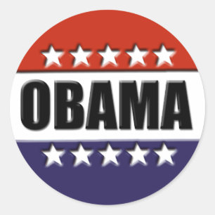Barack Obama voor President Stickers