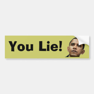 Barack Obama You Lie Bumpersticker