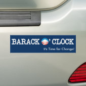 Barack O'Clock Bumpersticker (Op auto)