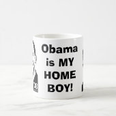 Barack pour le Président Mug (Centre)