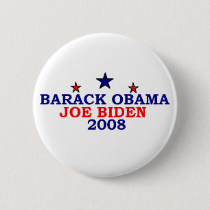 Barack Stars Ronde Button 5,7 Cm