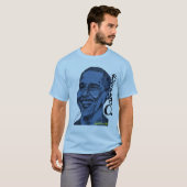 Barack T-shirt Blue, JackTea '09 (Voorkant volledig)