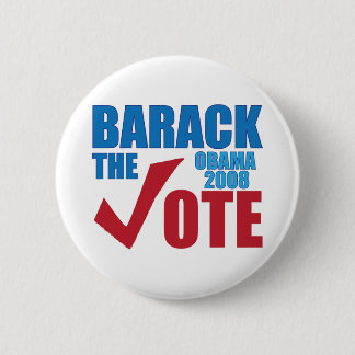 Barack the Vote Obama 2008 Election Campaign Ronde Button 5,7 Cm