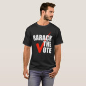 Barack the Vote T-shirt (Voorkant volledig)