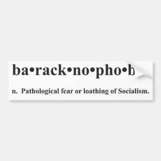 Baracknofobische Bumpersticker