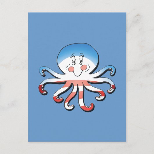 BARACKTOPUS BRIEFKAART (Voorkant)
