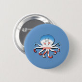 BARACKTOPUS RONDE BUTTON 5,7 CM (Voorkant /achterkant)