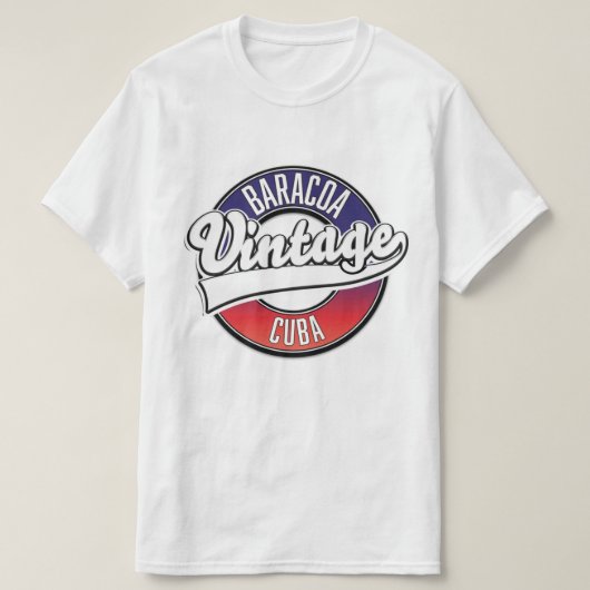 Baracoa cuba  logo t-shirt (Design voorkant)