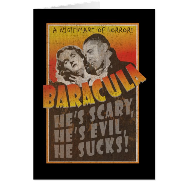 Baracula - Barack Obama Movie Poster (Voorkant)