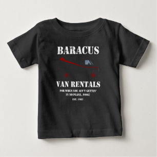 Baracus Van Rentals Chemise Le T-Shirt A-Team B.A