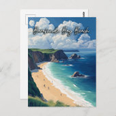 Barafundle Bay Beach Wales Briefkaart (Voorkant / Achterkant)