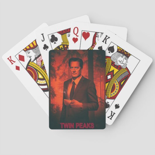 Baraja De Cartas Bicycle Elegantes twin peaks bloo Pokerkaarten (Achterkant)
