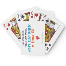 Baraja de cartas para profes