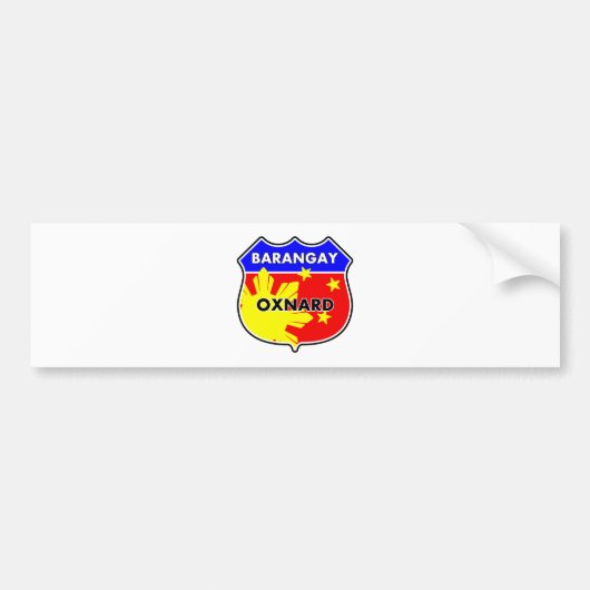 Barangay Oxnard Bumpersticker (Voorkant)