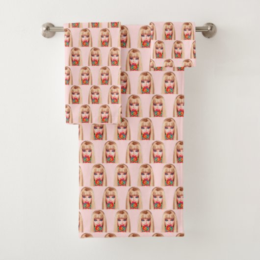 Barb Bath Towel Set Bad Handdoek (Insitu)