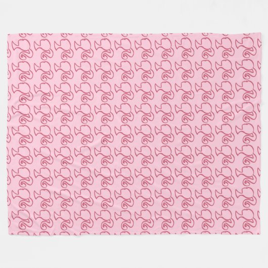 Barb Fleece Blanket (Voorkant (Horizontaal))