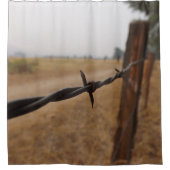 Barb Wire Fence Douchegordijn (Voorkant)