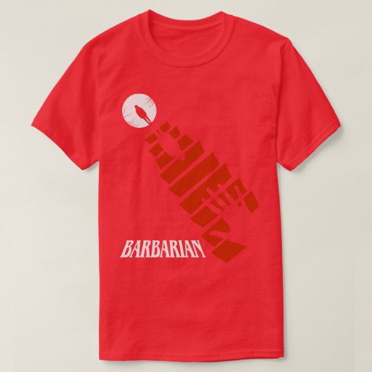 Barbaars alt t-shirt (Design voorkant)