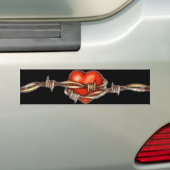 barbaars bumpersticker (Op auto)