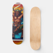 Barbaars Koningsgevecht Skateboard (Voorkant)