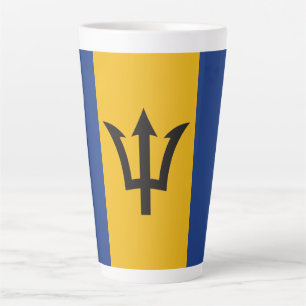 Barbaarse Bajan Vlag Totale Dekking Latte Mok